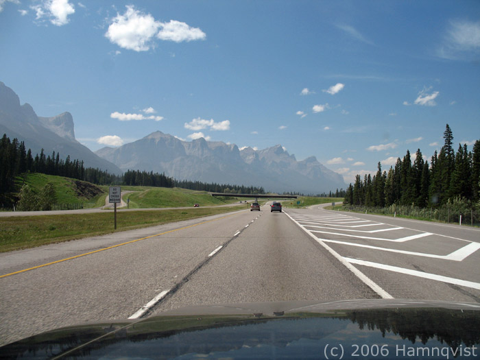 Approaching Banff