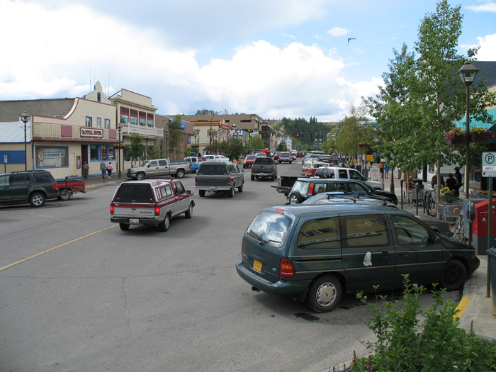Main street in Whitehorse