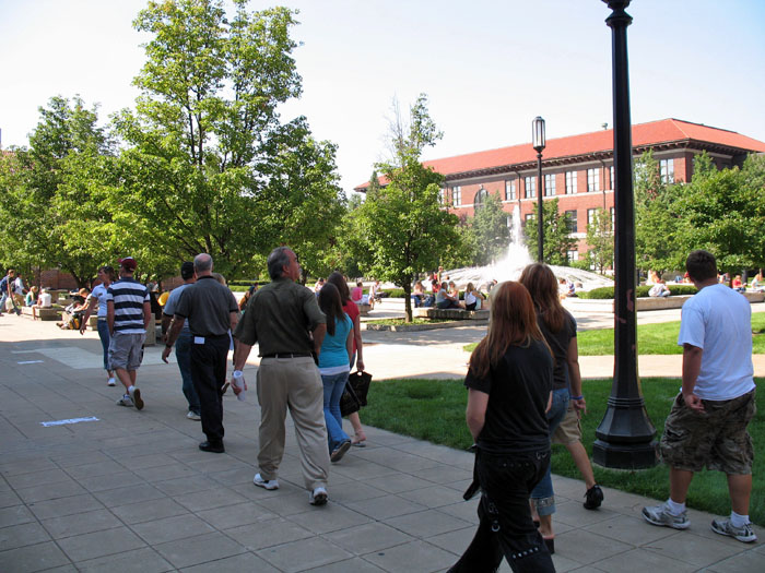 A walking tour of the Purdue campus gave us a feel for the general layout