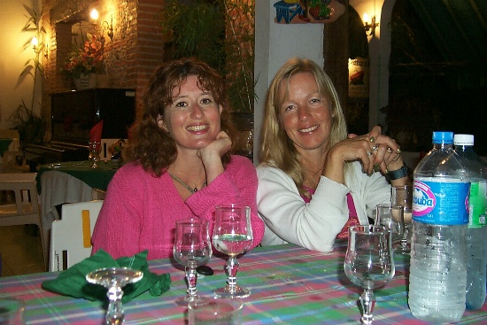 Brigitte and Lilly at La Belle Chauderie