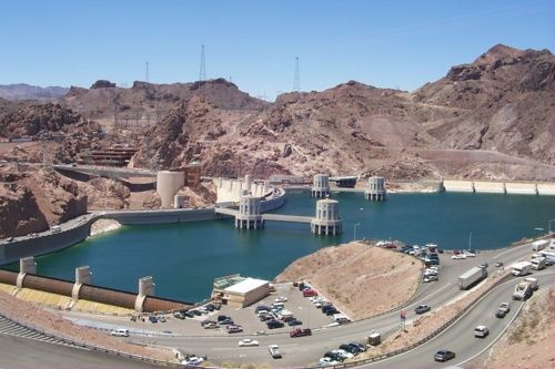 A view of dam from Arizona