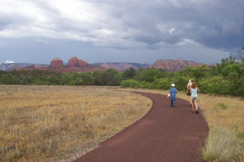 Starting our Red Rock hike